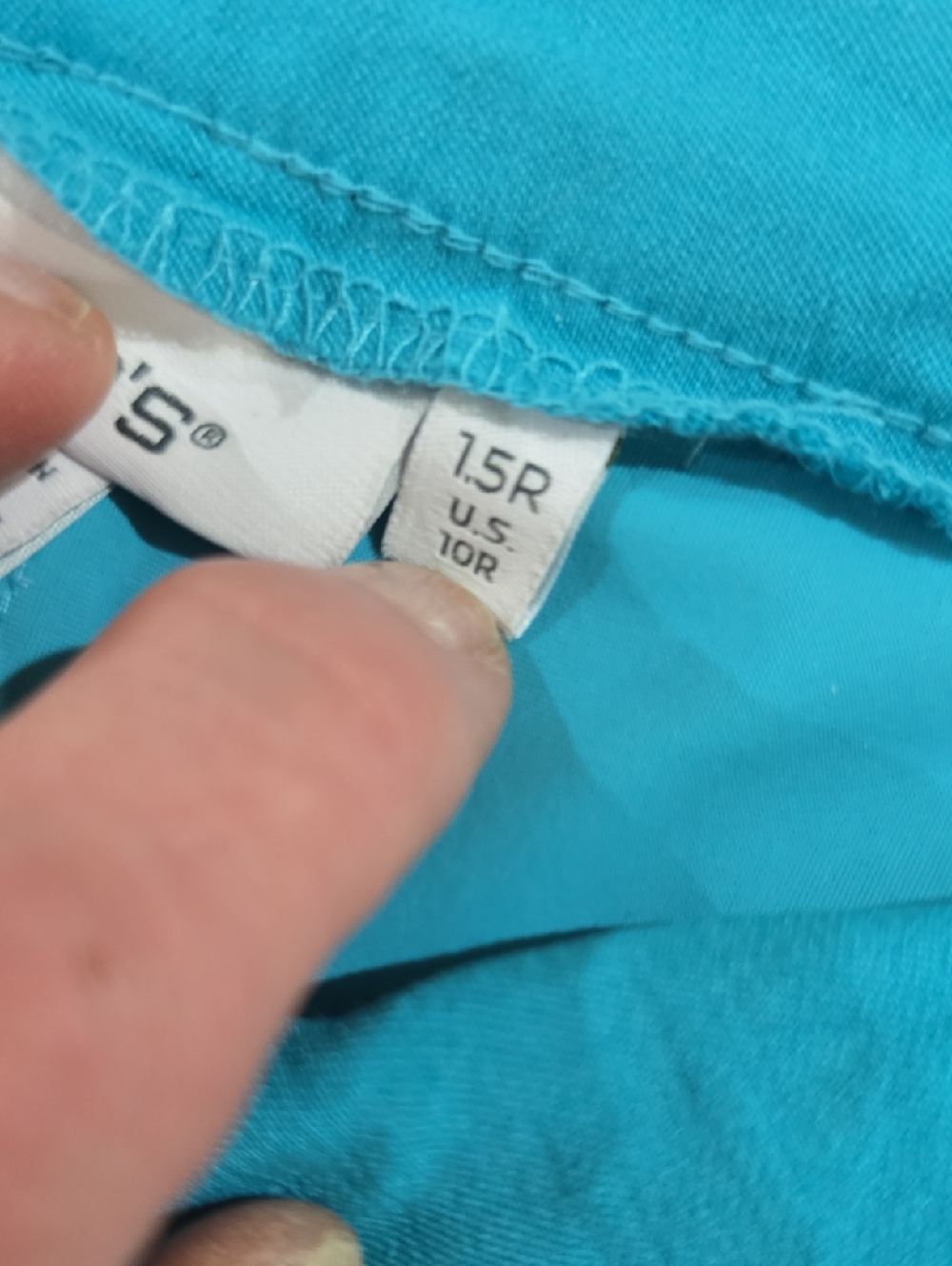 Chico's Turquoise Women's Pants - Picture 3 of 4